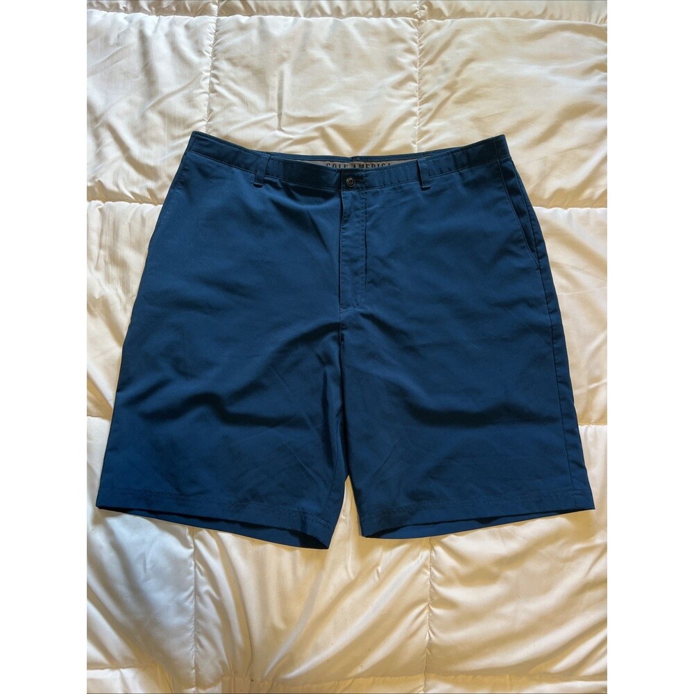 Golf America Men’s Golf Shorts Size 40 Blue Performance Stretch